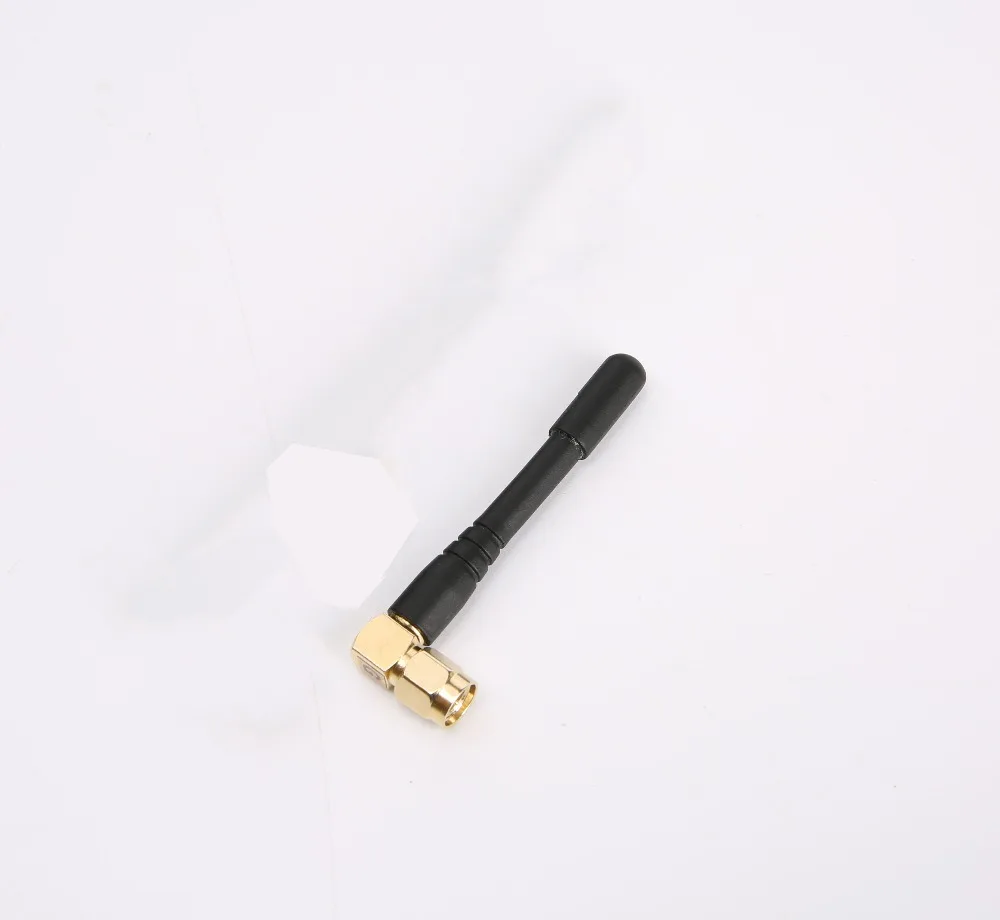 1 piece Black Glue Stick GPRS Antenna 900/1800Mhz 2dbi Aerial OMNI SMA Male Right Angleangle