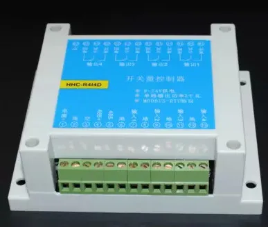 

FREE SHIPPING MODBUS RTU 4 in 4 out of control relay module RS485 switch input and output module PLC