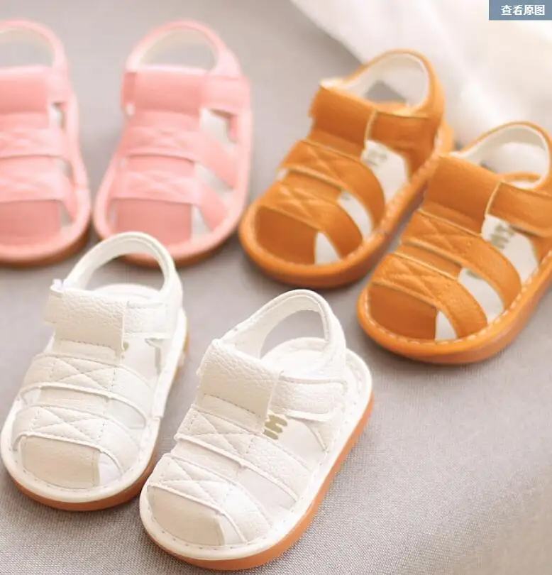 New baby sandals boys 0-1-2 years old soft bottom non-slip children's summer shoes toddler called |