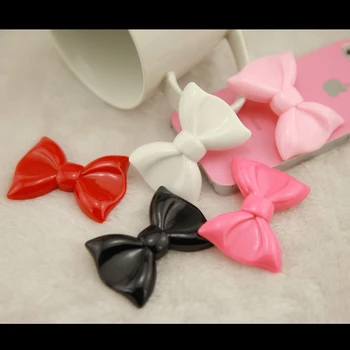

5pcs/lot 4.2cm*2.8cm Cell Phone Case DIY Resin Cute Big Bowknot Bow Decoration