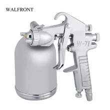 WALFRONT пневматический Краскораспылитель, аэрограф из сплава, пневматический распылитель, инструменты для ремонта автомобиля, электроинструмент с гравитационным соплом для мебели