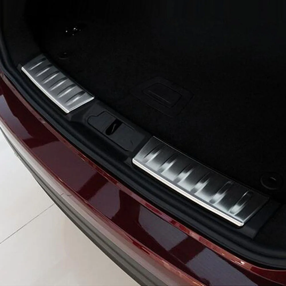 

Trunk rear bumper door sill threshold guard plate board trim cover sticker for XF f pace f-pace interior accessories