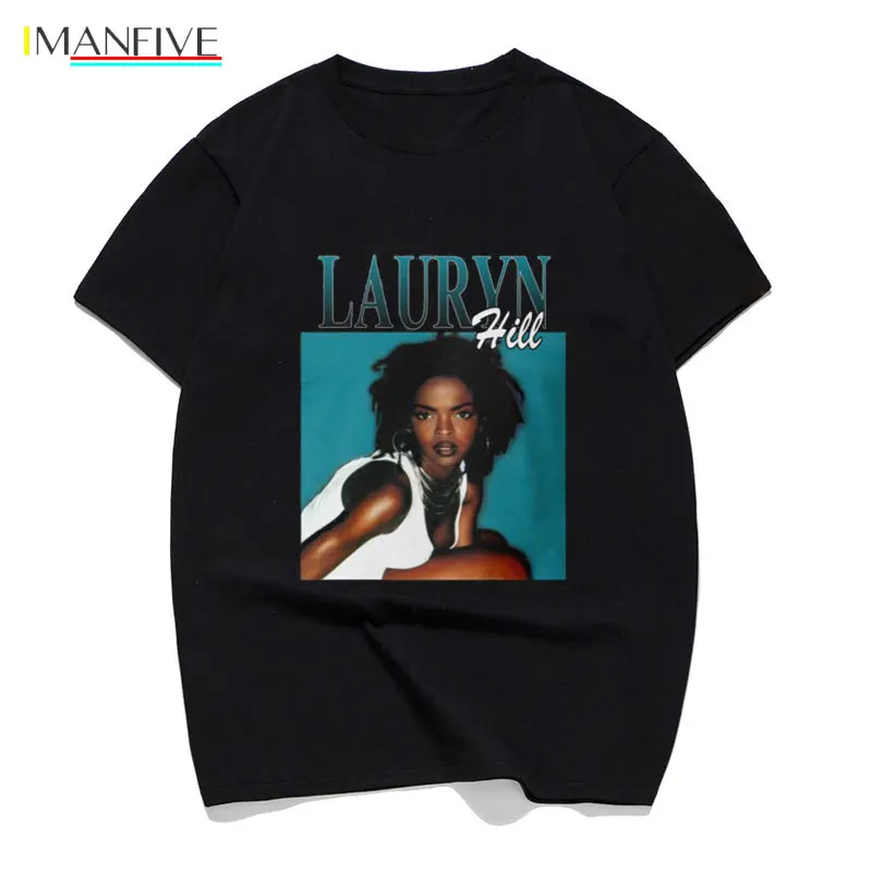 

New Arrival Lauryn Noelle Hill T Shirt Men Streetwear Short Sleeve Rock O-neck Cotton Men's T-Shirt IMANFIVE Brand