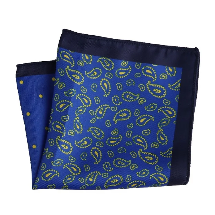MPK-097pocket square Портной Смит дизайнер Карманный квадратный модный платок в горошек Пейсли Цветочный плед Стиль Hanky мужской костюм карманные аксессуары - Цвет: MPK-097pocket square