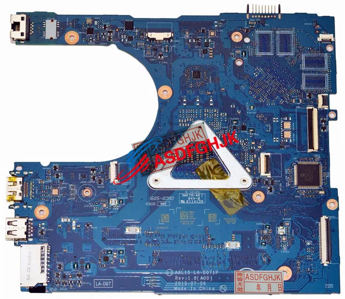 buy Original FOR Dell Inspiron 15 5559 Laptop Motherboard WITH i7-6500U CPU RV4XN 0RV4XN CN-0RV4XN LA-D