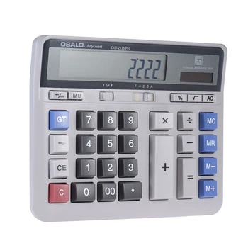 

Large Computer Electronic Calculator Counter Solar & Battery Power 12 Digit Display Multi-functional Big Button