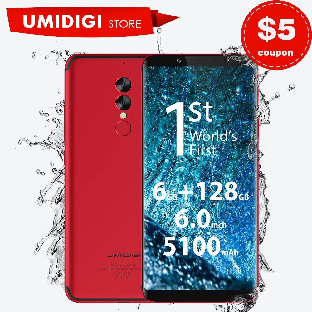 UMIDIGI S2 Pro Full Screen 6 0inch Mobile Phone Original New Helio P25 6GB RAM 128GB