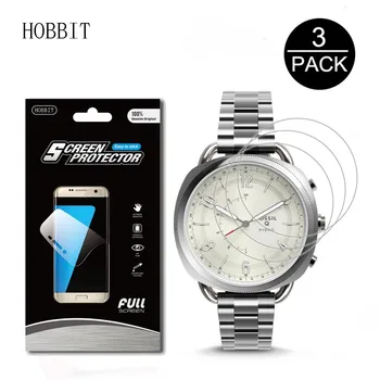 

3Pack 5H Nano Explosion-proof Screen Protector For Fossil Q Virginia / Q Jacqueline / Q Accomplice Smart Watch LCD Guard Film