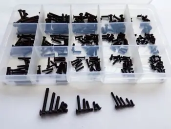 

300pcs M2 M2.5 M3 Philips Countersunk Screws Flat Head Bolts 6mm-25mm Bolt Kits Top Sale