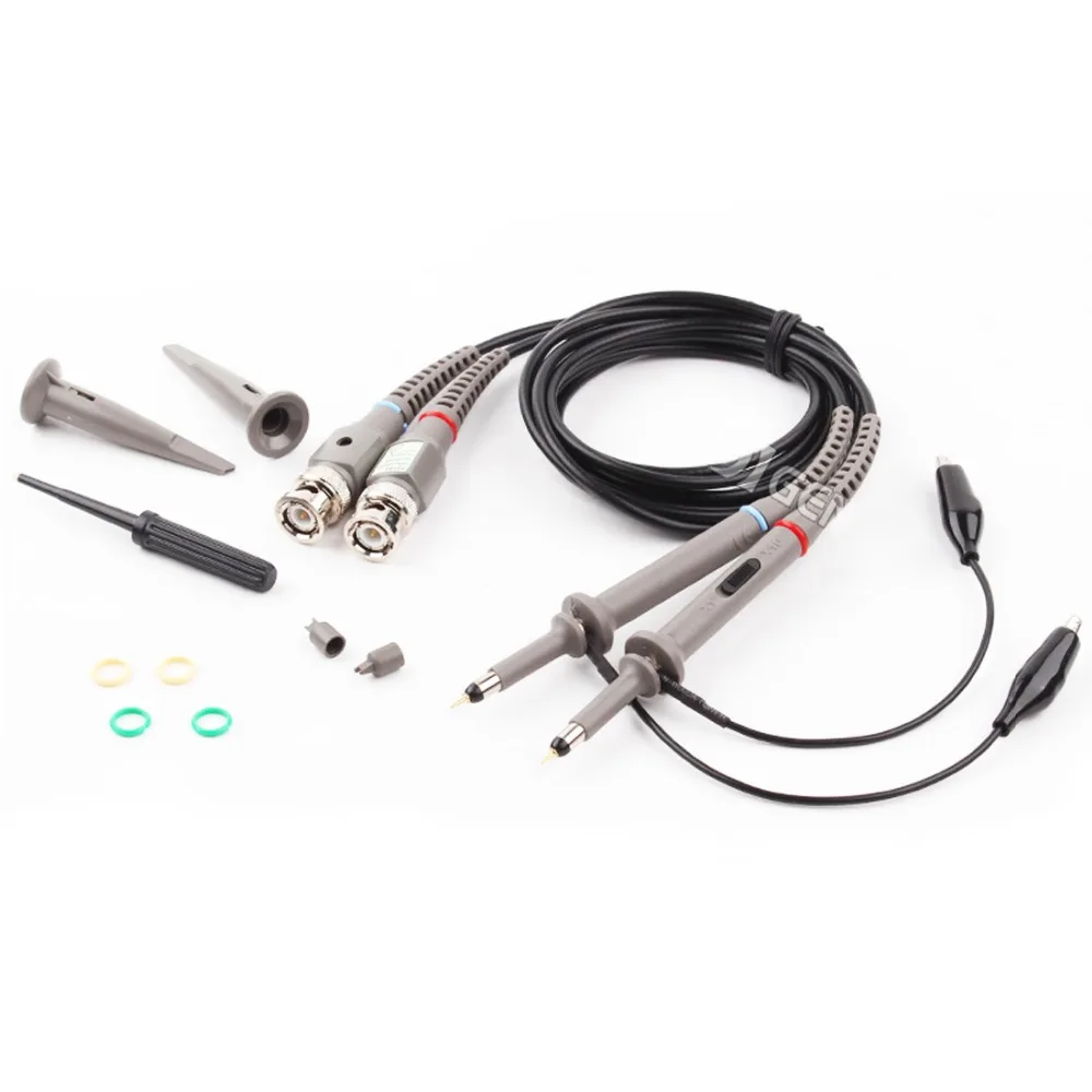 

1PC Oscilloscope probe high voltage withstand 100Mhz 20Mhz 200Mhz alligator clips testing clips low limpedance probes 20Mhz