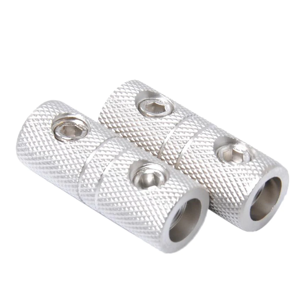 2 Pieces 8 AWG Speaker Wire Coupler Butt Connector Terminal Joiner Screw
