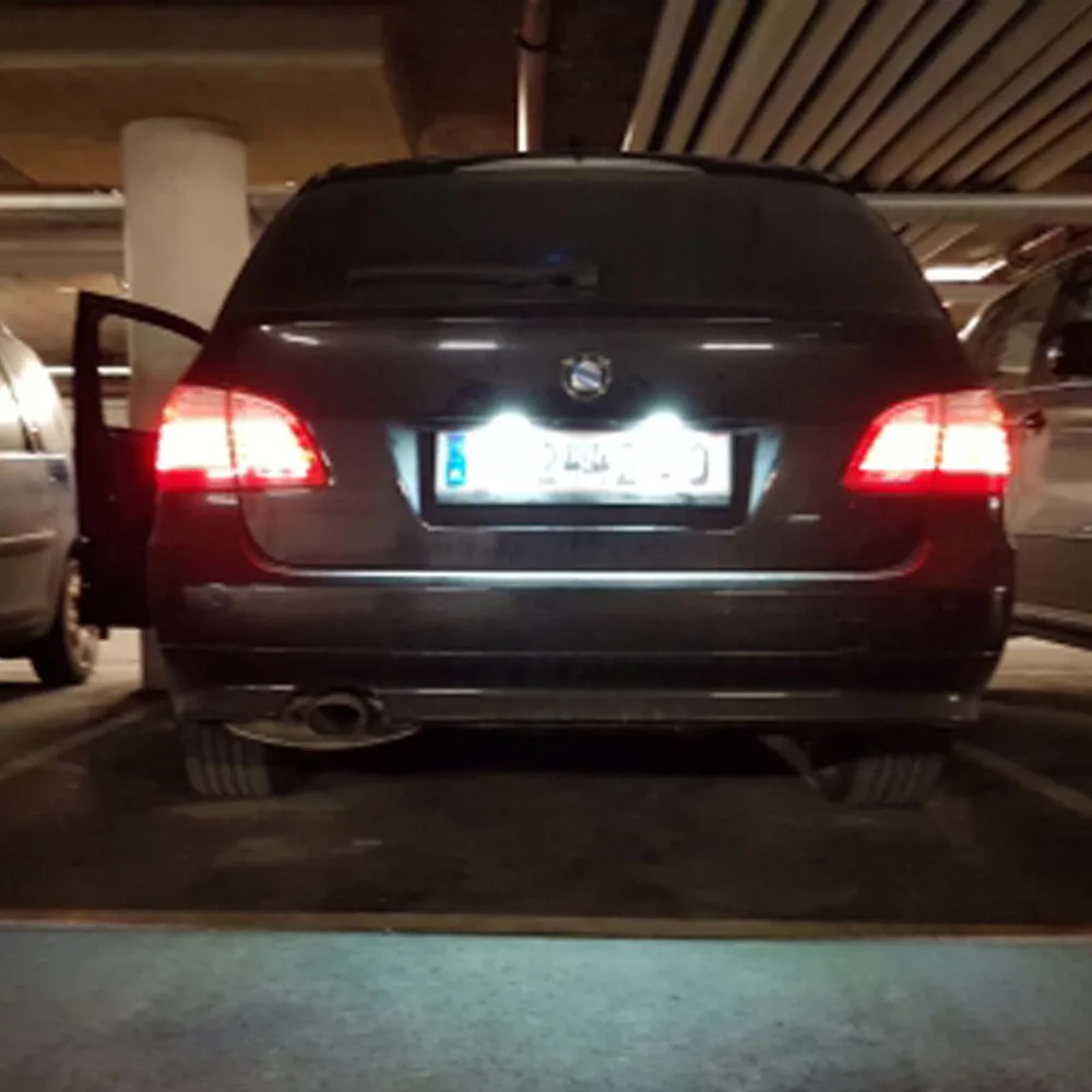 Светодиодный светильник для номерного знака BMW 5 Series E39 M5 E60 Sedan E61 Touring светодиодный