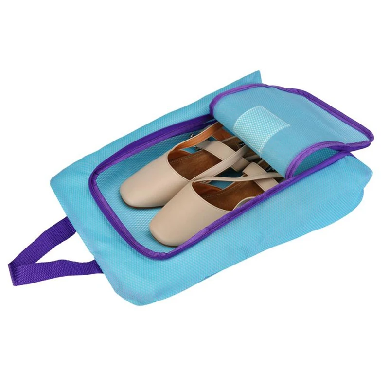  New Creative Durable Reuse Portable Travel shoe bag Zip view window Pouch Storage waterproof Organizer easy carry hot saleC022606