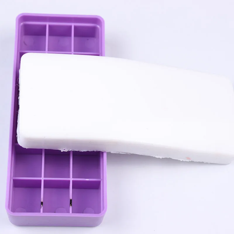 Arte do Unha Design de Imagem Dedo Anjo Retângulo Silicone Macio Stamper Faça Você Mesmo Selo Placa Transferência Ferramentas 1 Pçs Xxl 7 Dedo anjo 1 pçs xxl retângulo silicone
