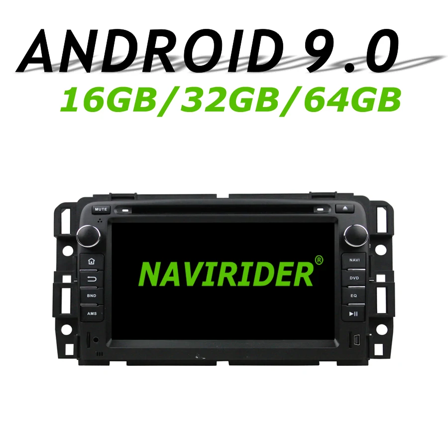 

High configuration Octa Core Android 9.0 Car GPS Multimedia For GMC Yukon Tahoe 2007-2012 Car Radio bluetooth 64GB large memory