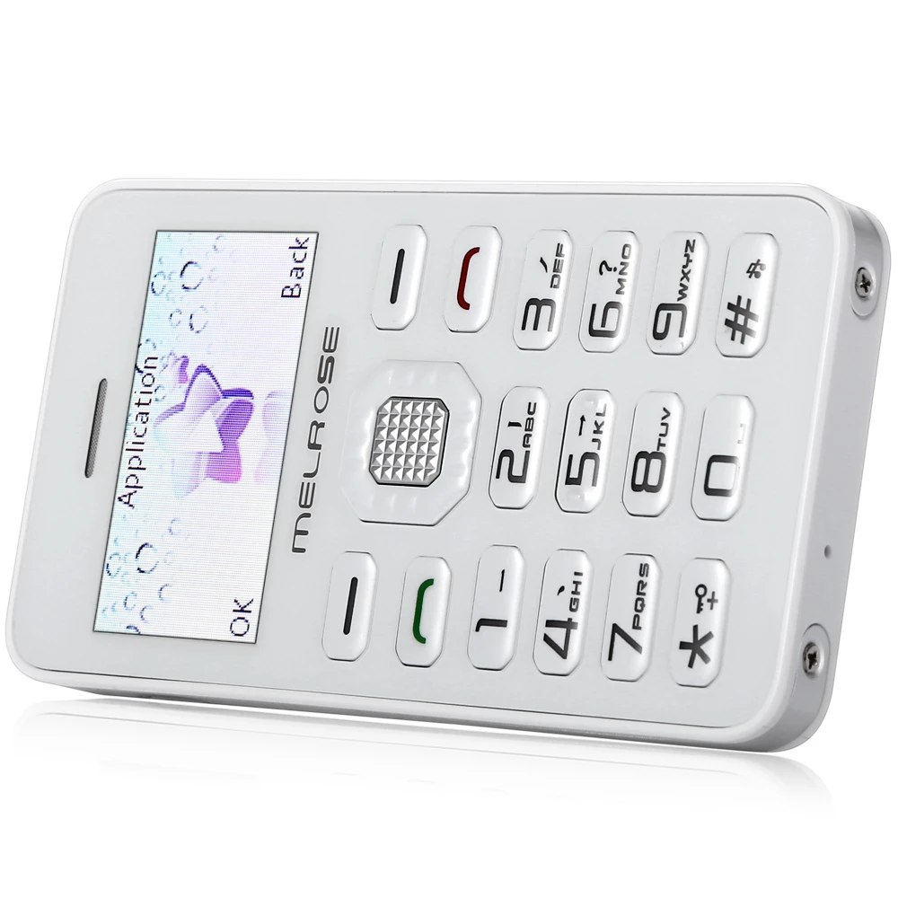 MELROSE G1 1,7 дюймов карта телефон мини музыкальный карманный мобильный телефон задняя камера FM MP3 Воспроизведение Bluetooth будильник календарь калькулятор