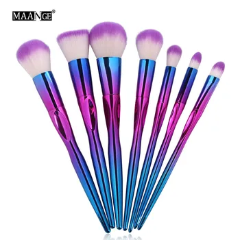 

7pcs Makeup Brush Set tools Make-up Toiletry Kit Wool Make Up Brush Set 4.11