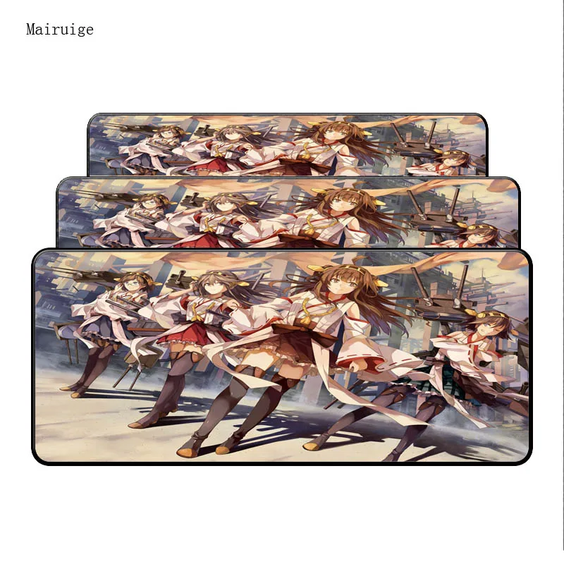 Mairuige Anime Girl Large mouse pad Anti-slip Natural Rubber PC Computer Gaming mousepad Desk Mat f