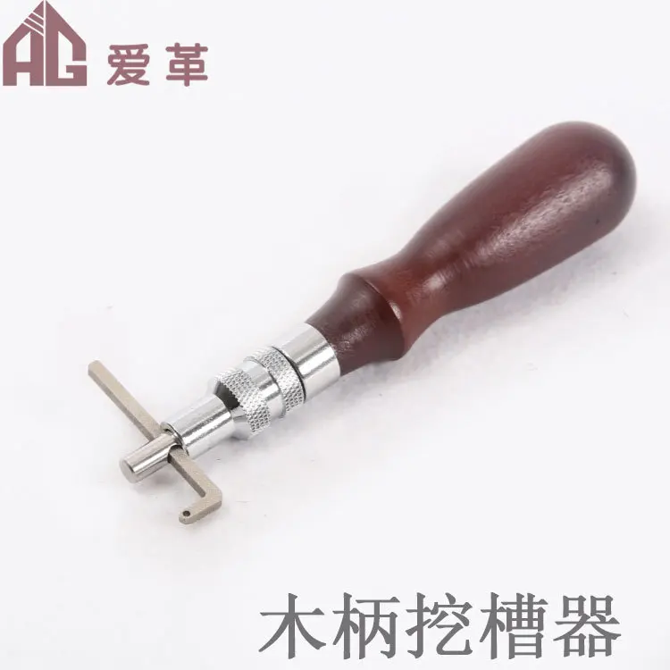 Professional Leather Trench Edger Cutting Tools Craft Edge Trenching Accessories Handbags Tanned Making Hand Tool | Дом и сад