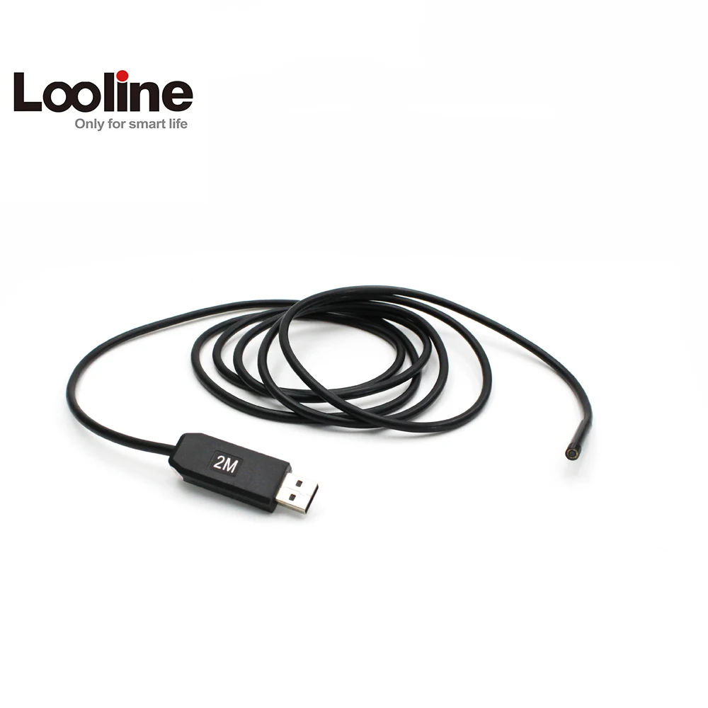 

Mini Camera 6LEDs 5MM Pipe Tube Video IP67 Waterproof With 2M Flexible Cable USB Borescope Endoscope Camera