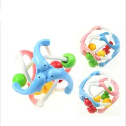 Новорожденных Пластик развивающие интеллект ребенка мяч игрушки схватив способность музыкальные кроватки мобильные детские игрушки Цвет