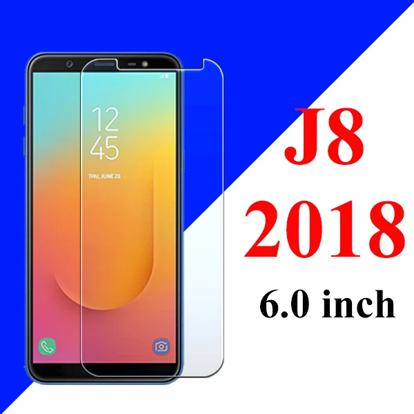 Защитный Стекло на samsung Galaxy J5 J7 J1 J3 J2 J4 J6 J8 Броня Samsyng Galax J 1 2 3 4 5 6 7 8 лист чехол - Цвет: J8 2018