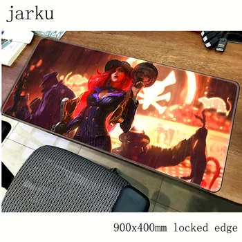 

miss fortune mouse pad gamer 900x400mm notbook mouse mat gel large gaming mousepad sexy pad mouse PC desk padmouse accessories