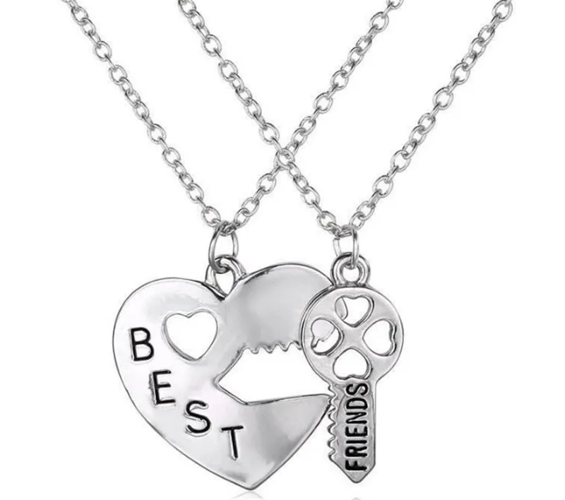 Лучшие друзья BFF винтажная подвеска головоломка дружба ожерелье|necklace best|friendship