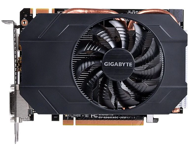 Видеокарта GIGABYTE gtx 960 2 Гб 128 бит GDDR5 видеокарты для nVIDIA VGA карты Geforce GTX960 Dvi Hdmi используется игра GTX750