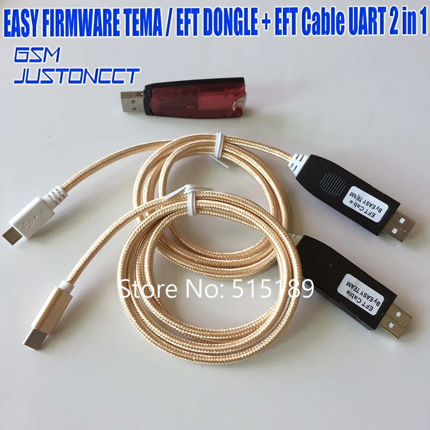 EFT DONGLE + CABLE - GSMJUSTONCCT -B6
