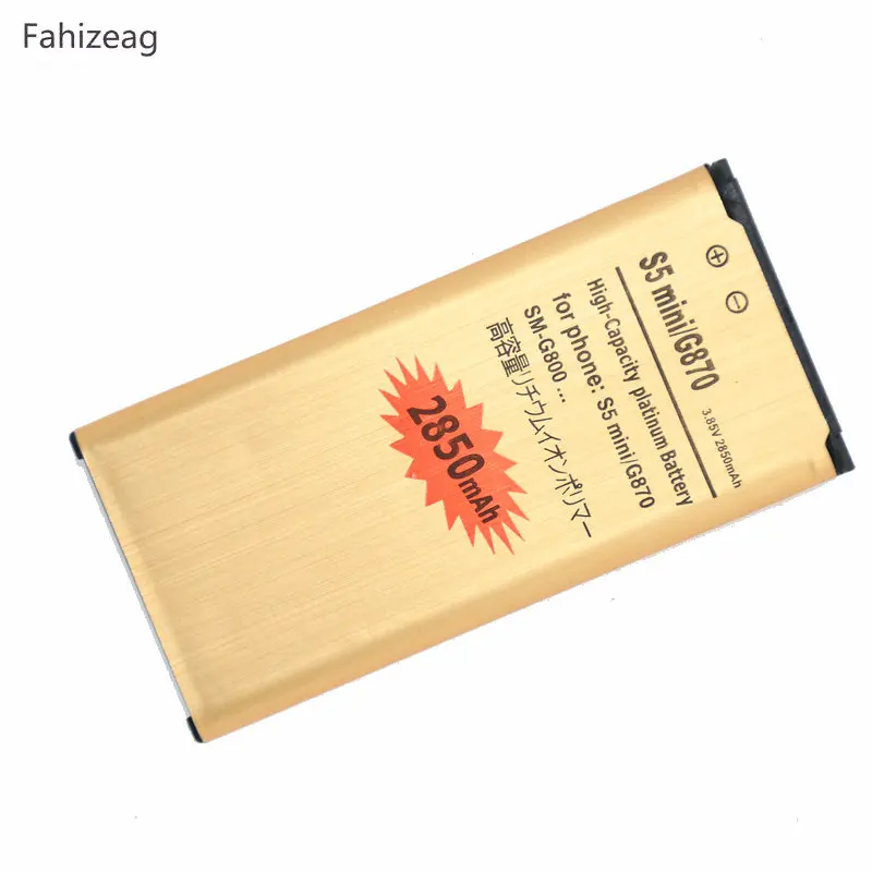 Fahizeag 2850 мАч EB-BG800BBE 3.85VDC запасная батарея для Samsung Galaxy SV Mini S5 mini G870 SM-G800F G800 |