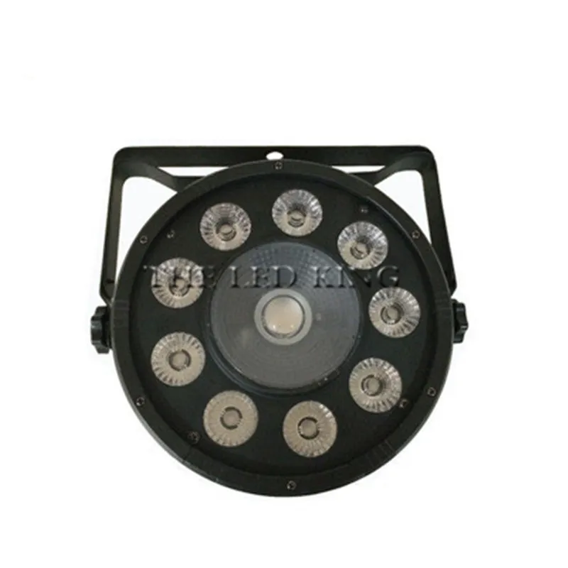 Светодиодный сценический прожектор 4 в 1 плоская лампа DMX512 9 х12вт + х30вт RGBW для