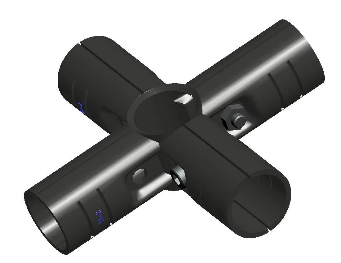 BHJ 5 50pcs steel pipe connect pipe joints fastenerin Pipe Fittings