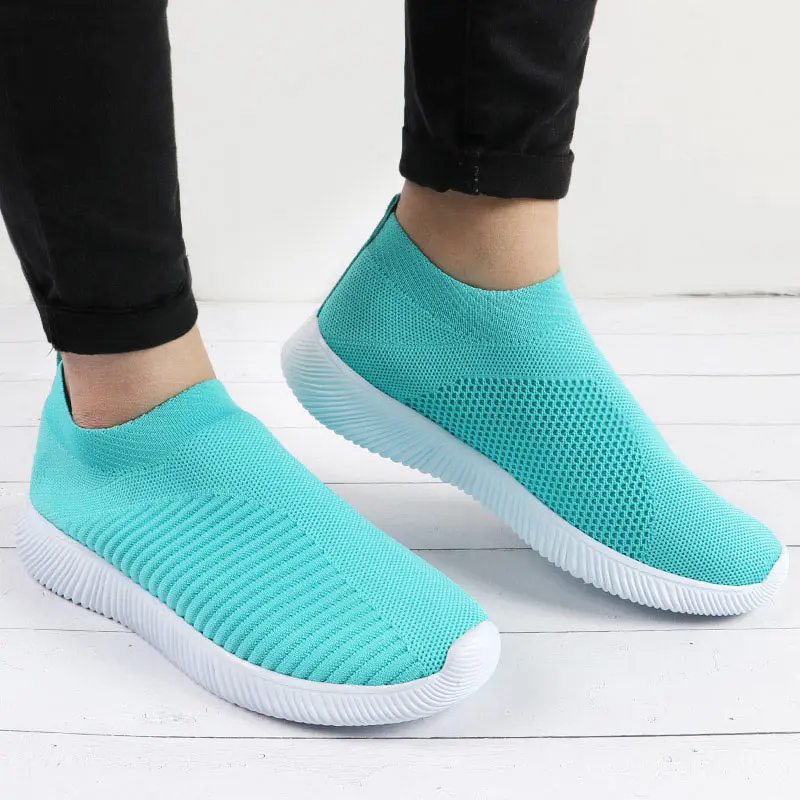 

Women Shoes 2019 Fashion Women Sneakers Non Slip Casual Shoes Female Trainers Slip On Mesh Vulcanized Shoes Zapatos De Mujer