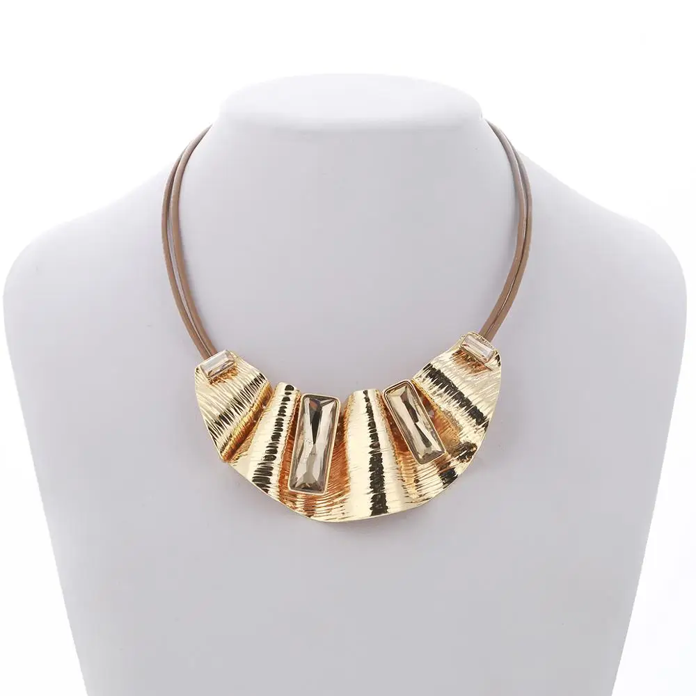 Женское Ожерелье чокер с подвеской в форме гофре|crystal choker necklace|choker fashion necklaceschoker