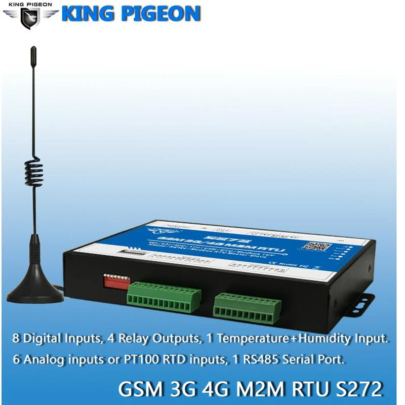 GPRS IoT Gateway 3g 4G LTE cellular Modbus RTU поддерживает сбой питания переменного тока/восстановление данных тревоги Прозрачная передача S272