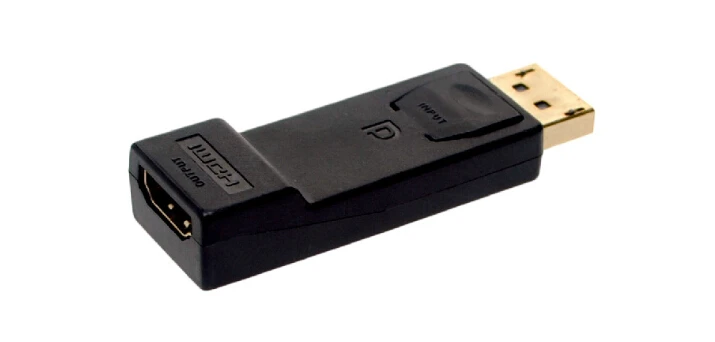 Мужской Дисплей Порты и разъёмы DP на Женский HDMI конвертер Глава F/M кабель 1080 P для HDTV PC конвертер голова адаптер* 500 шт./лот - Цвет: Черный