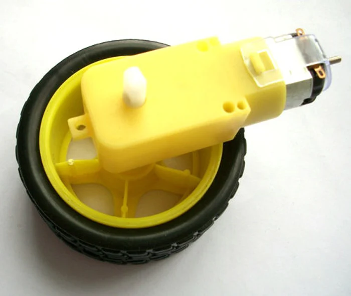 

F05095 DIY intelligent Car Robot Accessories: TT Motor + Rubber Car Wheel Tire + Bracket Holder + FS