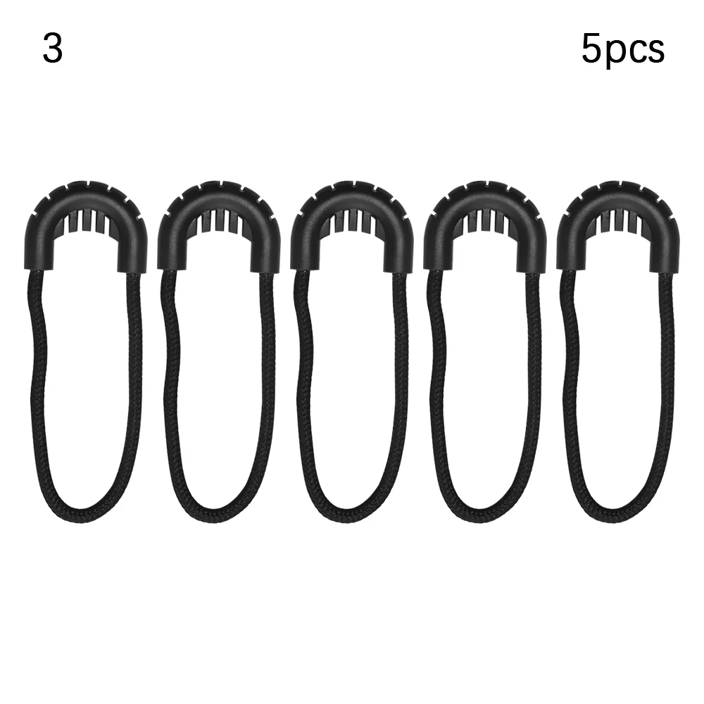 5 шт., Съемник на молнии, конец, подходит для веревочной бирки, фиксатор на молнии, сменный зажим, дорожная сумка, зажим для чемодана, пряжка, веревка, съемники - Цвет: style 3