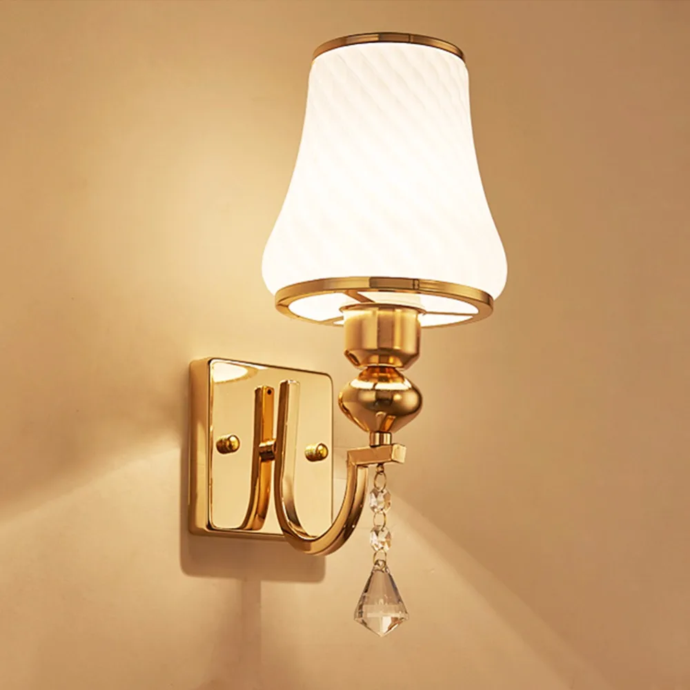 HGhomeart Modern Wall Sconce Iron Wall Lamp Luminaria E27