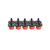 10pcs 50pcs Micro Flow Drip Plastic Garden Plant Lawn Irrigation Misting Dripper Drip Head 1/4'' Hose Set Kit Practical ► Photo 3/6