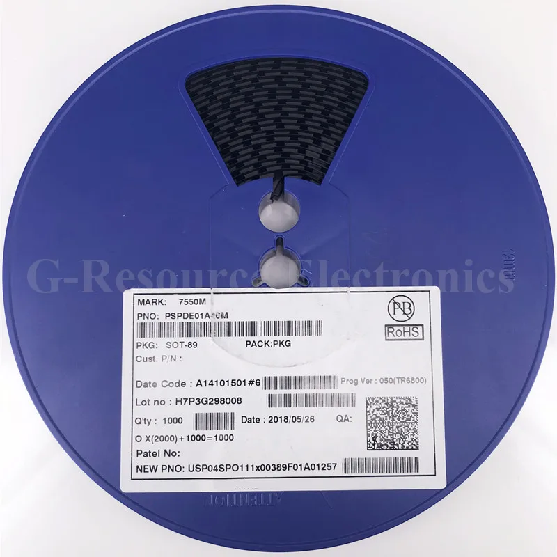 20 pcs HT7550-1 S0T-89 HT7550 7550 SMD Fixed LDO Voltage Regulator