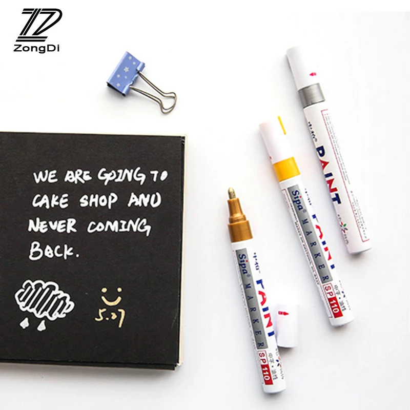 

Car Tyre Tread CD Metal Graffiti Marker Pen For Renault Megane 2 Captur Mitsubishi ASX Jeep Wrangler Peugeot 207 508 Accessories