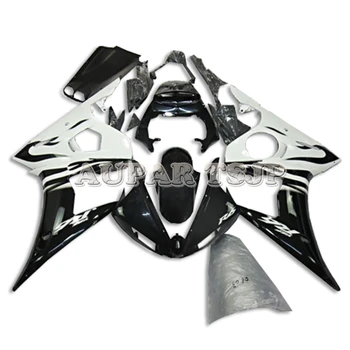 

Full Fairing Kit For Yamaha YZF600 R6 YZF 2003 2004 R6S '06-09 ABS Plastic Injection Motorcycle Cowls - Black With White Lowers