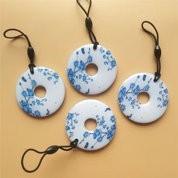 

1PCS Blue T5577 Copy Rewritable Writable Rewrite Duplicate RFID Tag Proximity ID Token Key Keyfobs Ring 125Khz Card Access