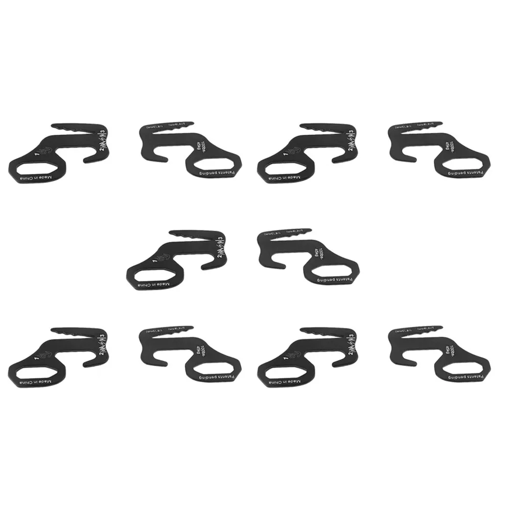 10pcs Aluminum Figure 9 Shape Guy Line Runners Rope