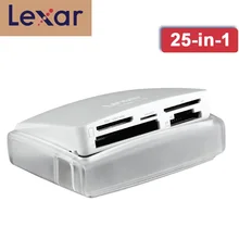 Lexar карты немного больше, чем 25 в 1 смарт-карт ридер USB 3,0 500 МБ/с. компактный TF SD CF кард-ридер для ноутбука Аксессуары для камеры