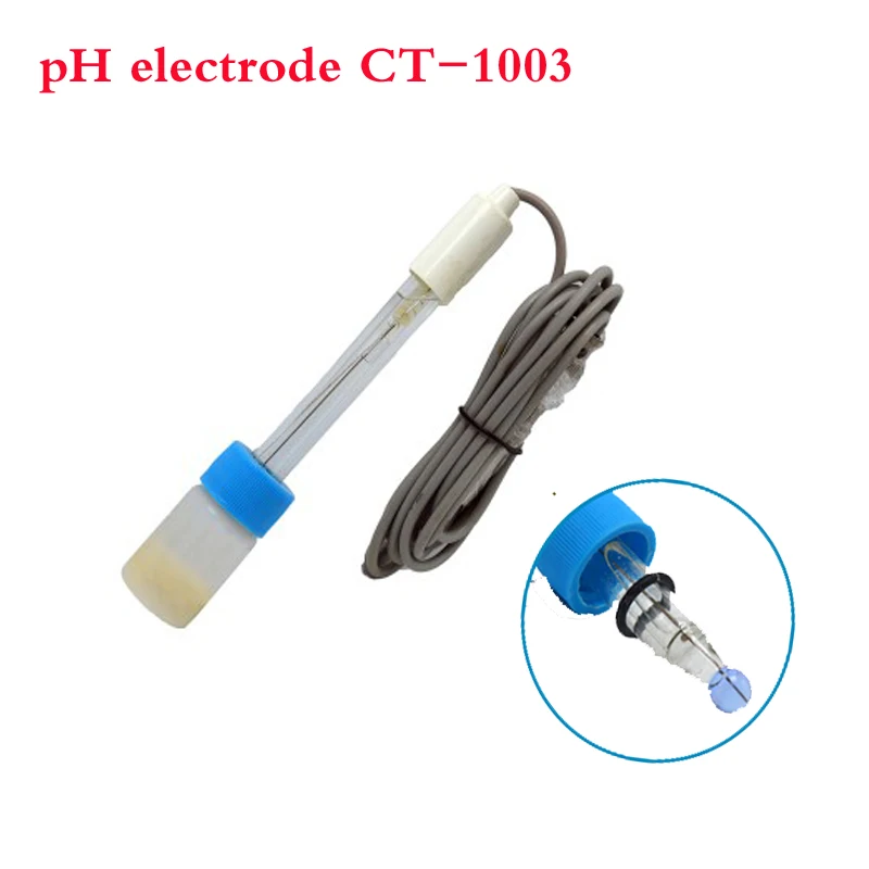 

CT-1003 PH electrode With BNC Plug , PH Composite Electrode , glass electrode, can work for 24 hours ,Wide Range 0~14 Laboratory