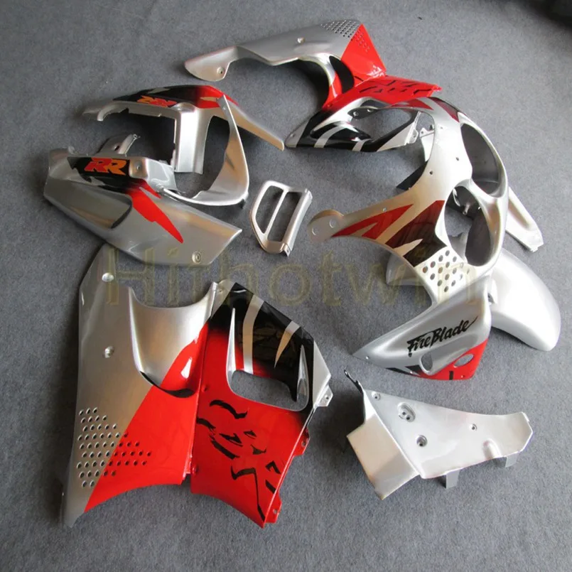 Пользовательские мотоцикла хомут для HONDA CBR900RR 1989 1990 1991 1992 1993 CBR893RR ABS Пластик moeor Обтекатель+ болты+ orange белого и черного цвета - Цвет: C