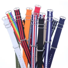 1pcs Nylon Resistant Straps18mm 20mm 22mm 24mm Nylon Band Watch NATO Strap Zulu Watchband Buckle Ring 1pcs Nylon Resistant Straps18mm 20mm 22mm 24mm Nylon Band Watch NATO Strap Zulu Watchband Buckle Ring